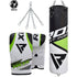 RDX UNFILLED GREEN PUNCH BAG & PUNCH MITTS SET-1